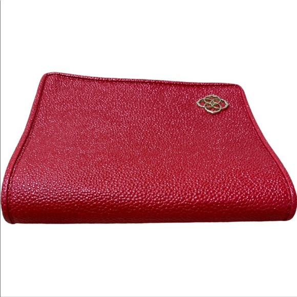 Kendra Scott The Zip Away Small Jewelry Organizer In Red Stingray NWT - Picture 3 of 10